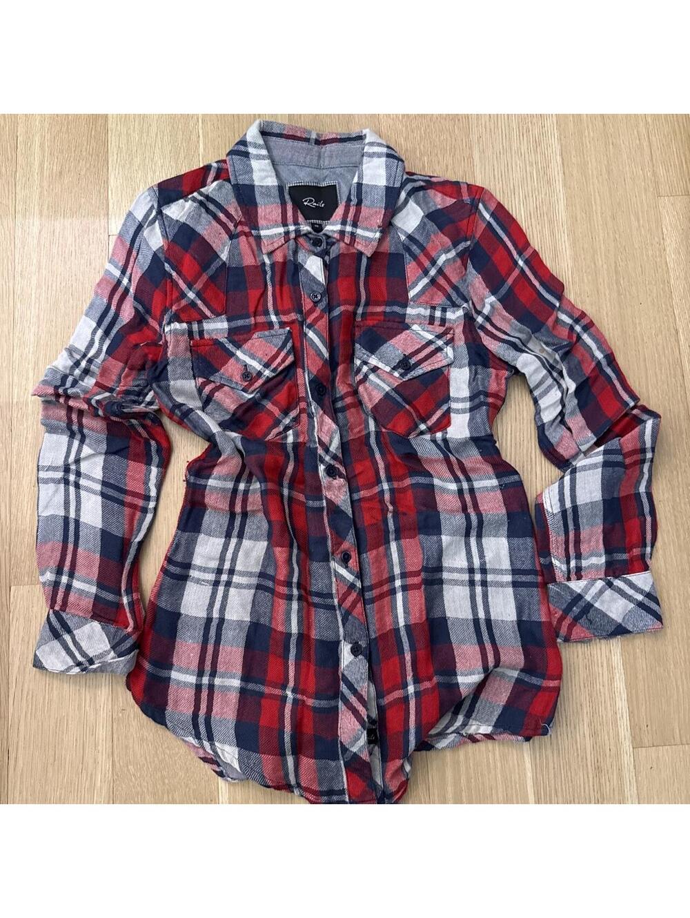 Rails Women's Red and Multi Shirt